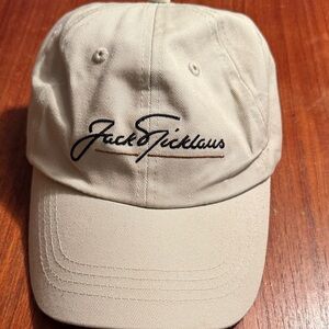 Jack Nicklaus off white golf hat